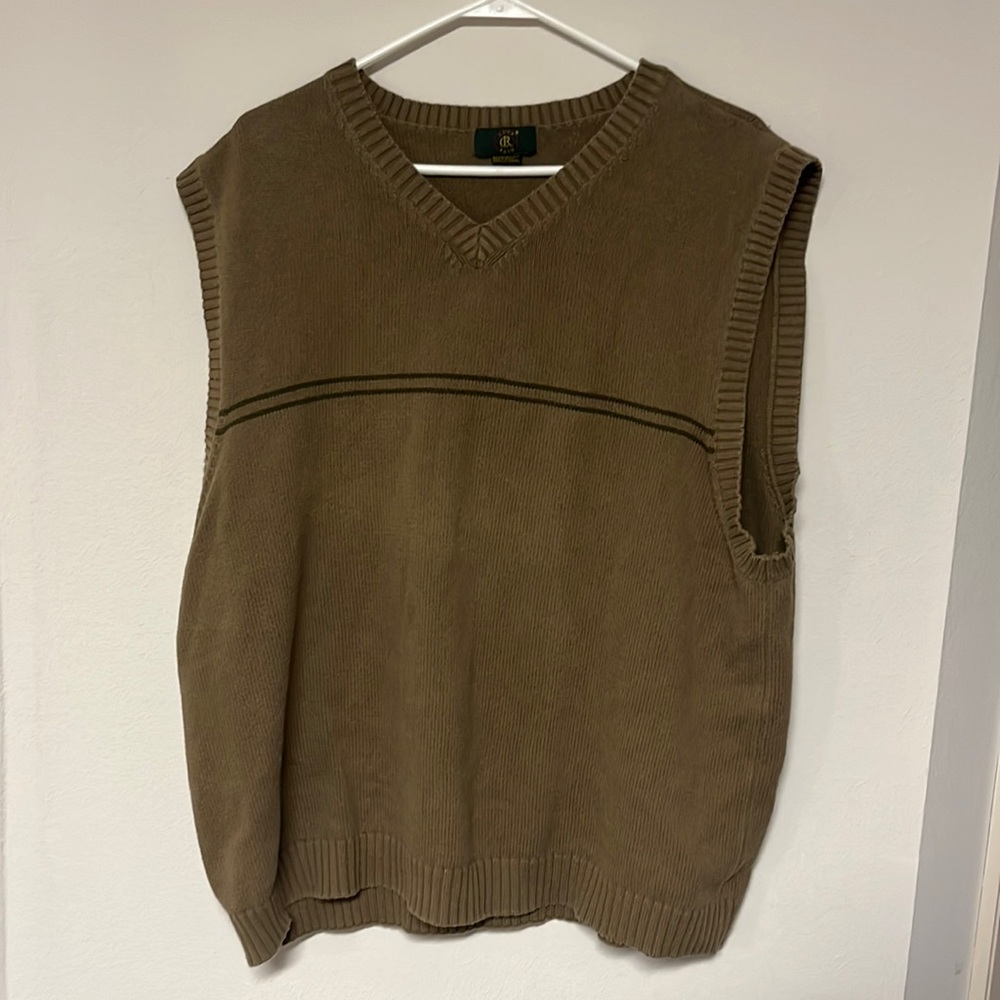 Vintage Club Room Sweater Vest size XL